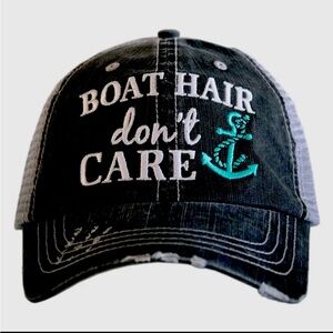 Boat Hair Don't Care Trucker Hat